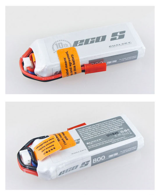 0800 mAh, 3S1P, 11.1V, 25C/4C