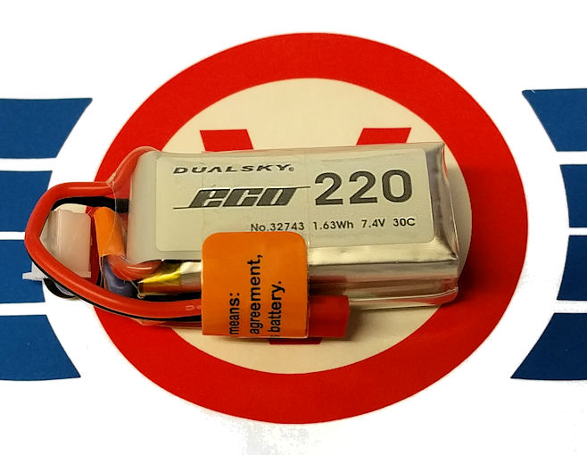0220 mAh 30C 2s1p 7.4V