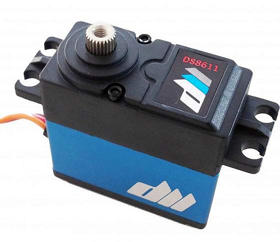 Digital 64 g DS8611, Titanium gears, 18kg.cm@7.4V