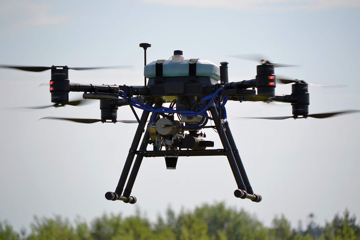 Walkera QL 1500 EFI hybrid, 30 x Zoom 4K camera