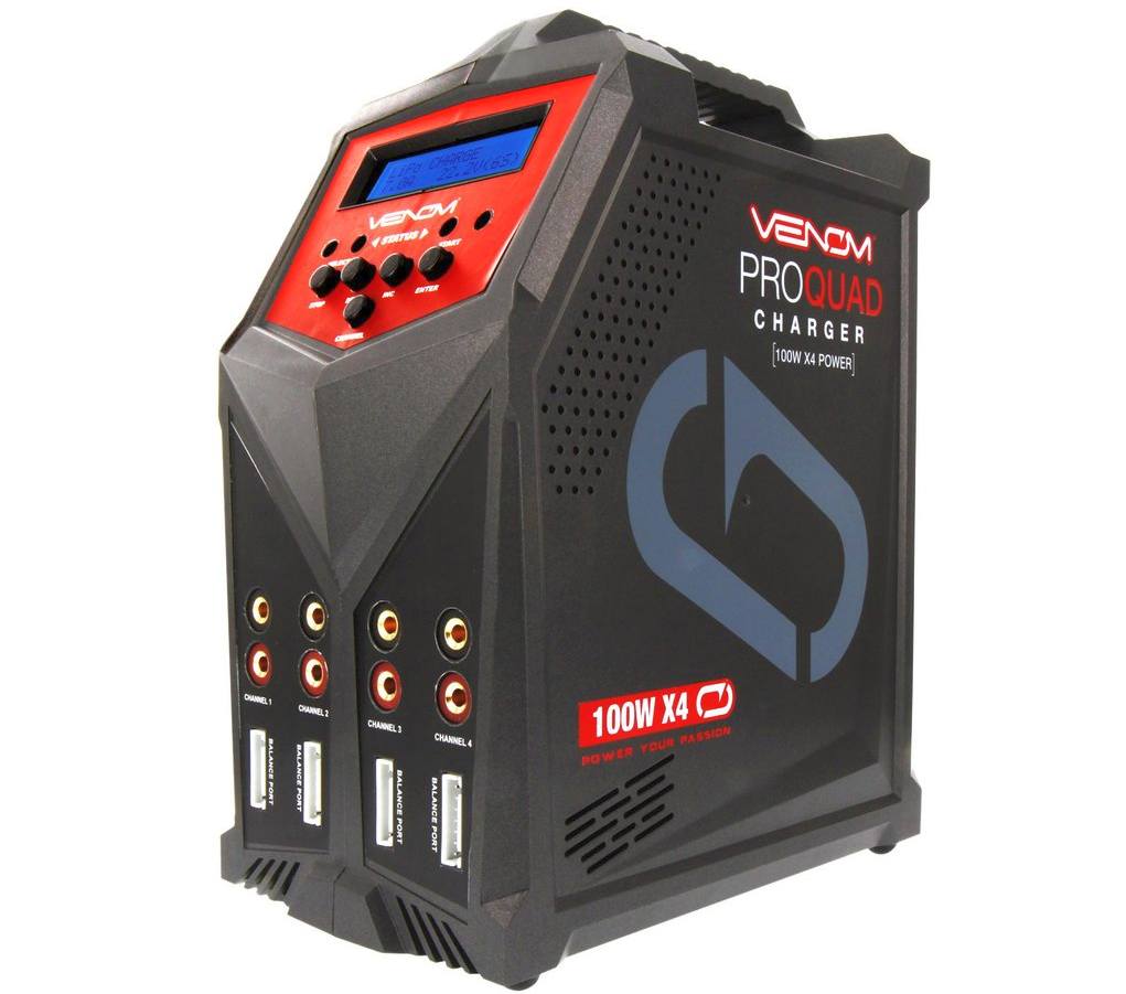 X-Charger Pro Quad 7A 100W AC/DC charger (400W)