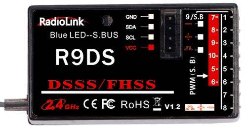 Radiolink R9DS 10-CH 2.4GHz DSSS & FHSS Receiver