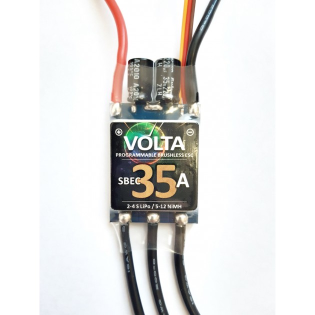 Volta 35A ESC,  2-4s, 3A BEC