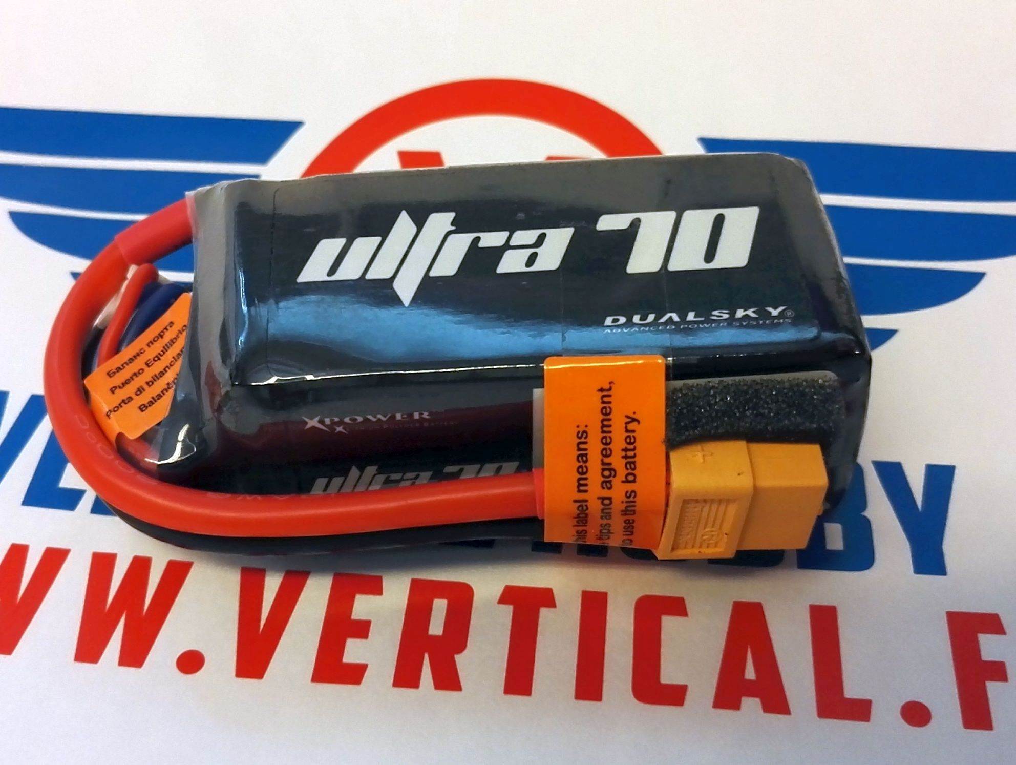 1300 mAh 150C 6s1p 22.2 v, 12 C charge