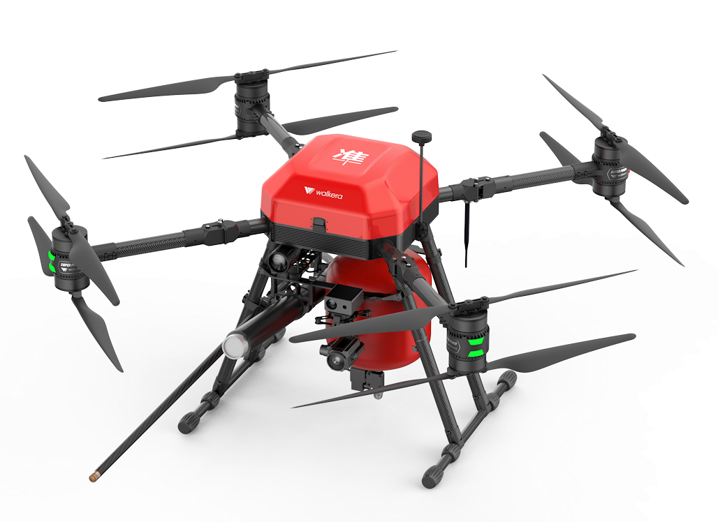 Walkera ZHUN drone palokunnalle, 30x optinen zoom ja sammutin