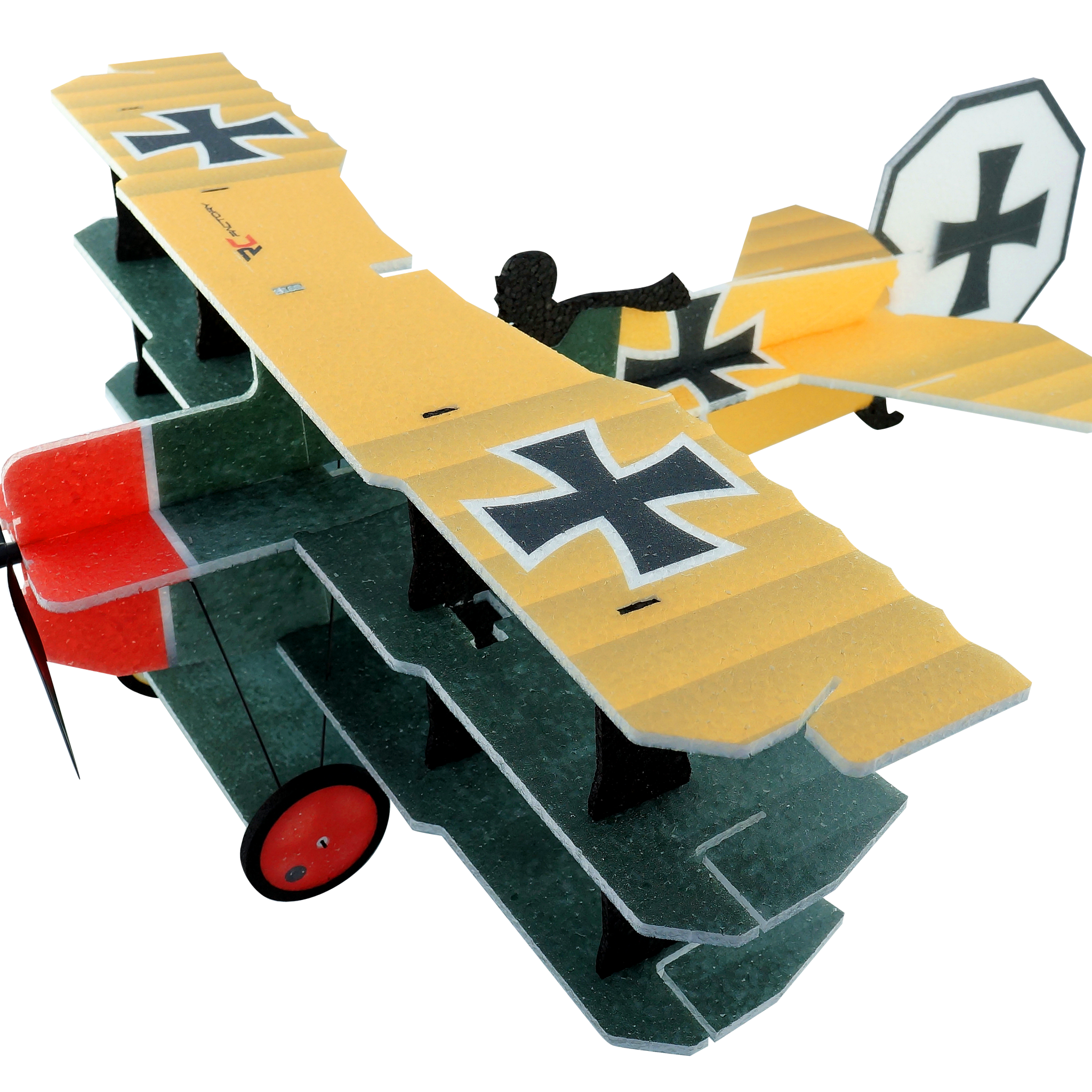 Lil Fokker Dr.1 Triplane, Yellow / Green