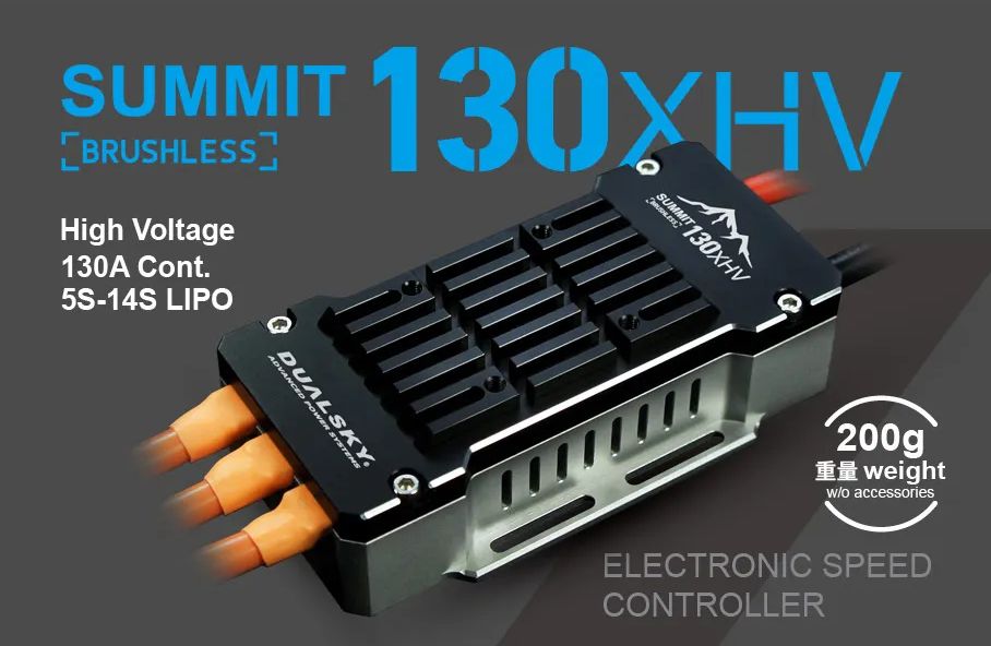 DualSky Summit 130XHV, 5-14s LiPo