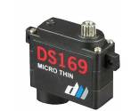 Digital 09g metal gear wing servo, flat DS169F