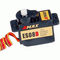 Digital 08g servo, reverse direction, ES08D