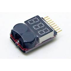 Digitaalinen akkutesteri 1-8s ja hälytin