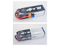 6600 mAh 70C 2s2p 7,4 v, 12 C lataus