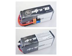 6600 mAh 70C 5s2p 18,5 v, 12 C lataus