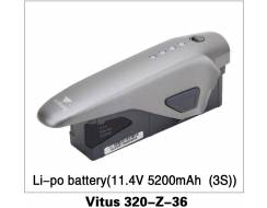 LiHV battery 11,4V 5200mAh Vitus 320-Z-36
