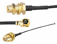 IPX UFL to SMA Extension Pigtail Cable, 10cm