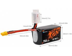 0750mAh 4S 95C battery6