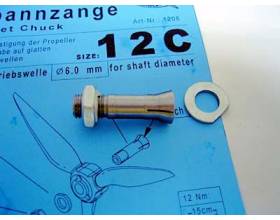 Steel-collet chuck 6,0 mm, long1