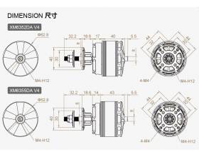DualSky XM6352DA-20 285KV 490g 2720W5