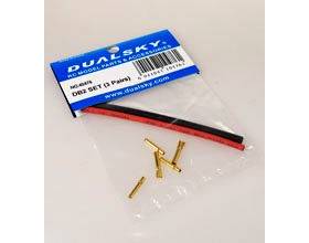 2,0 mm kullatut liittimet 3 paria, DB21