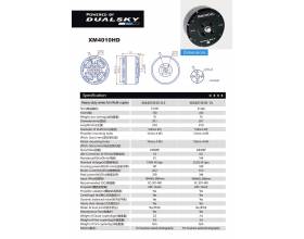 DualSky XM4010HD-10 HD V3, 340W4