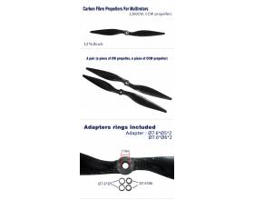 Hiilikuitupotkuri, 12X4.5 pari2