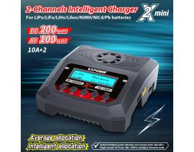 X-2 mini Quad 10A 2x 100W AC/DC charger (200W DC)1