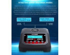 X-2 mini Quad 10A 2x 100W AC/DC charger (200W DC)2