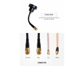 FOXEER Pagoda Pro 5.8GHz 3dBi Omni Antenna RHCP SMA, 150mm2