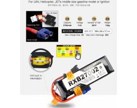 DualSky 2700mAh 7,4V 20C Lipo akku vastaanottimelle2