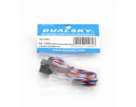 Servon jatkojohto 450mm, kierretty heavy duty, SE-4501