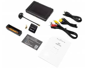 SKYZONE M5 FPV Monitori, jossa tallennus. 5.8 ja 4.9Ghz taajuude1