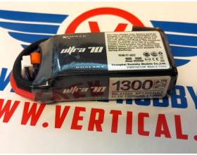 1300 mAh 150C 2s1p 7,4 v, 12 C charge2