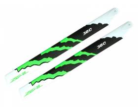 ZEAL Energy Carbon Fiber Main Blades 380mm, green1