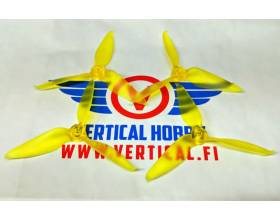 EMAX AVAN-R 5 inch 3-blade Prop Set-2CW and 2CCW yellow1
