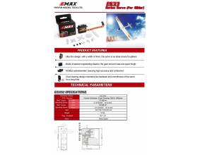 Digital 12g wing servo, metal gears, ES33523