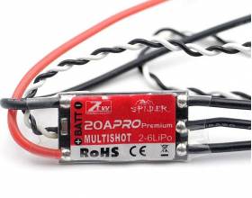 ZTW Spider 20A PRO Premium 2-6S, Oneshot, Multishot ESC