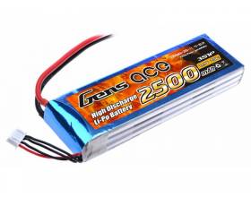 2500 mah 11.1V 25C pack with XT-60 plug
